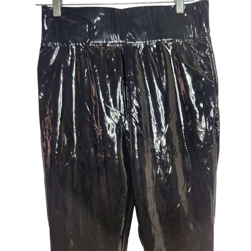 STEVE MADDEN Eden Patent Faux Leather Liquid High Rise Legging - Picture 4 of 10